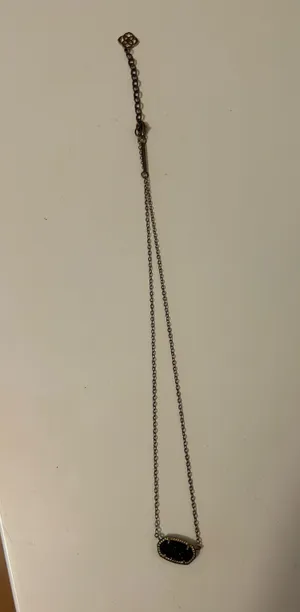 Kendra Scott Black Pendant Necklace thumbnail 2