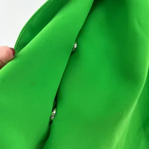 Amanda Uprichard Wintour Wrap Dress in Grass‎ Sleeveless Belted Size Small Mini thumbnail 5