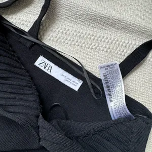 black knit bralette crop tank top thumbnail 5