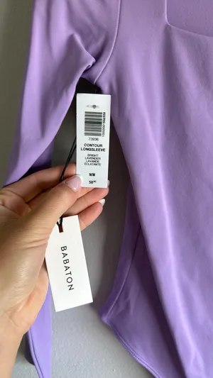 Contour Aritzia Bodysuit Long Sleeve Square Neck thumbnail 4
