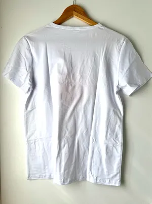 ❤️ Heart Print Shirt, Medium White thumbnail 2