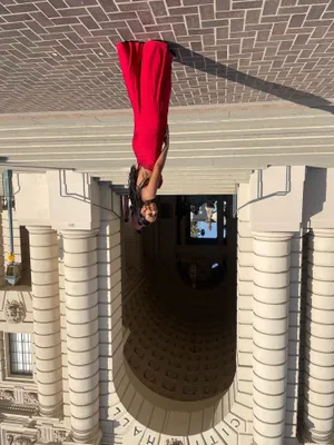 Red maxi formal dress Size 2 thumbnail 2