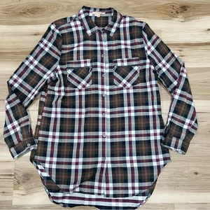Gibson Latimer Plaid Long Sleeve Button Up Shirt Women’s Medium thumbnail 1