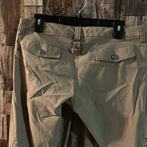 Athleta Dipper Nylon Cargo Hiking Pants Kahki Low Rise Women's Bootcut thumbnail 4