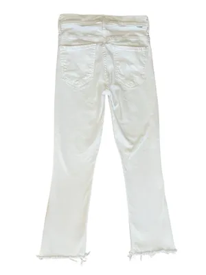 Mother Denim Women’s The Insider Crop Step Fray Jeans Fairest of Them All Sz 26 thumbnail 10