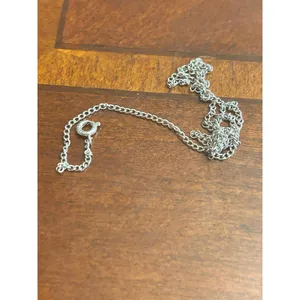 X19 1.25g 20inch damged scrap has knot 925 sterling silver thumbnail 6