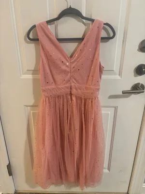 Pink Knee Length Dress Size M thumbnail 2