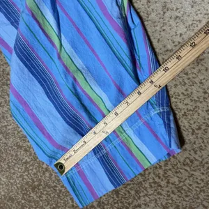 Free People Dream In Color Convertible Jumpsuit Womens S Blue Multi Cotton Boho thumbnail 12