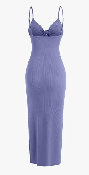 tik tok dress Purple thumbnail 2