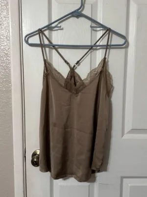Satin top Tan Size M thumbnail 1