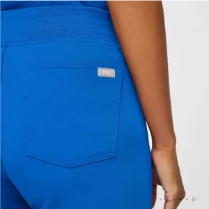 Blue Scrub Set with Jogger Pants blue fig scrubs size small/XS Zamora/caterina thumbnail 16