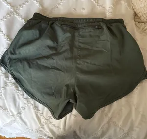 Nike Army Green Dri-Fit Running Shorts thumbnail 2