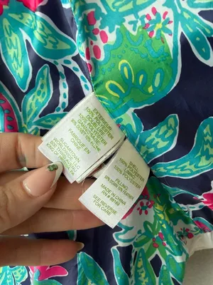Lilly Pulitzer Floral-Lined down/feather filled White Quilted Vest thumbnail 4