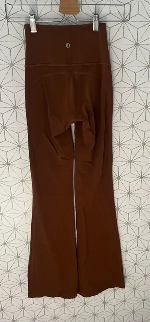 Lululemon Groove Super-High-Rise Flared Pant Nulu Roasted Brown thumbnail 1