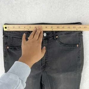 H&M Curvy Jegging Womens‎ Skinny Jean Size 10 High Waist Stretch Charcoal Denim thumbnail 11