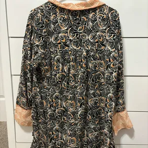 By Anthropologie Mix Print Pajama Top thumbnail 3