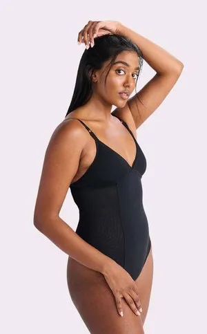 Parade Mixed Media Mesh Bodysuit Black Women’s Size Medium New with Tags thumbnail 1