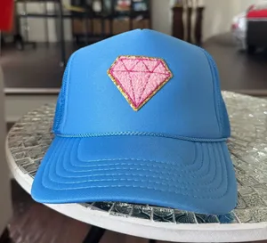 Blue trucker hat thumbnail 1