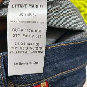 Etienne Marcel Red Zipper Skinny Ankle Length Jeans(Size 29) thumbnail 7