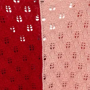 NWT SINCERELY JULES Soft GirlCozy Feminine Red Pink Crochet Size Medium thumbnail 12