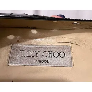 Jimmy Choo Patent Leather Flats with Cutout Details sz. 6.5 thumbnail 2