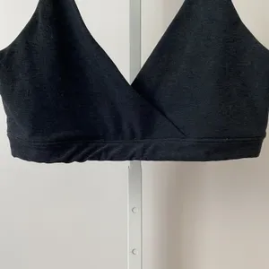 Beyond Yoga Large Black Spacedye Slim Racerback Bralette Surplice Yoga Bra thumbnail 3