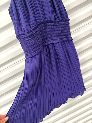 Rococo Sand Cassi Mini Dress Purple Womens Size Small thumbnail 6