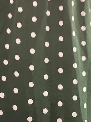 Green white polka dot dress. Size L thumbnail 5
