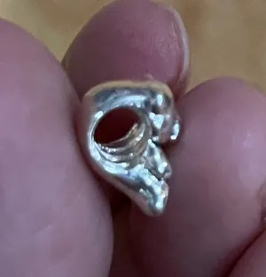 Silver bear fits all charm bracelet thumbnail 3