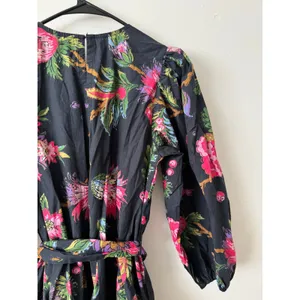 Rhode XS Jenny Mini Dress in Black Floral thumbnail 8