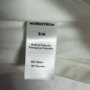 Nordstrom Seamless Bandeau Bra White Small Medium Nylon Spandex Comfort‎ Stretch thumbnail 3