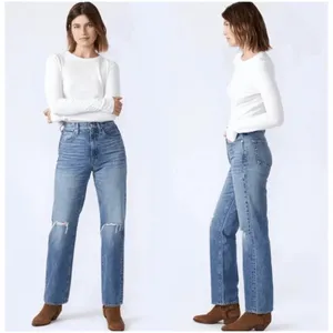 Slvrlake London Jeans SZ 27 NWT Shakedown Straight Leg Distress Denim High Waist thumbnail 3