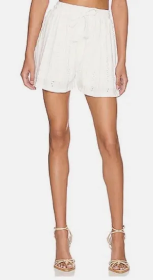 BCBGeneration White Eyelet Shorts thumbnail 1
