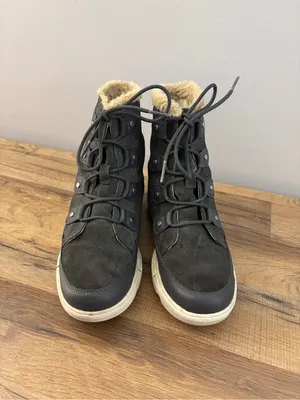 Sorel Explorer II Joan Dual Zip Waterproof Insulated Winter Snow Boots Gray thumbnail 7