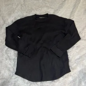 Abercrombie & Fitch Long Sleeve Gray Henley size Small thumbnail 2