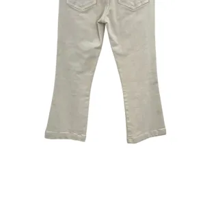 Veronica‎ Beard Carson Jeans Ankle Flare High Rise Ecru Ivory Size 26 US 2 thumbnail 11