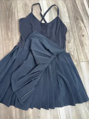 Aerie offline tiebreaker pleated skort dress size small thumbnail 3