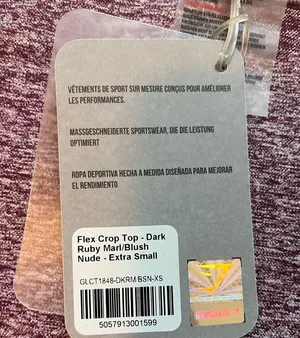 Gymshark long sleeve cropped top thumbnail 3