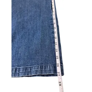Madewell Wide Leg Pleated Jeans Medium Wash Blue High Rise‎ Trouser Size 0 thumbnail 16