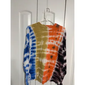 Urban‎ Outfitters Long Sleeve Tee Tie Dye Multi Color Relaxed Fit Small Boho S thumbnail 3