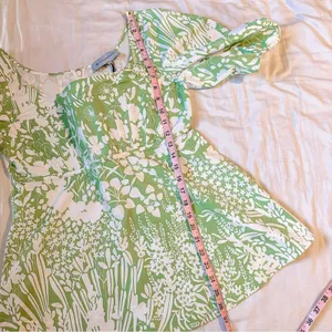 Tuckernuck Nealy Corset Top Green Garden Floral Print NEW Medium thumbnail 6