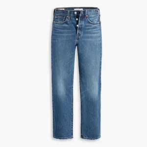Levi's Wedgie Straight Fit Jeans in Unstoppable Wear Dark Wash‎ Size 24 thumbnail 5