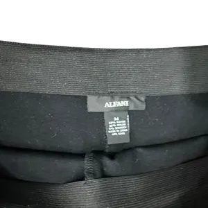 Alfani Black Stretch Button Detail Bootcut Slacks Trousers size M Professional thumbnail 5