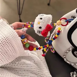Sanrio Hello Kitty Colorful Beaded Bag Charm Bag Chain Accessory thumbnail 4