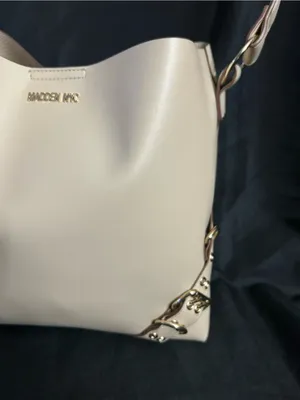Steve Madden Women’s Cream Hobo Shoulder Bag thumbnail 4