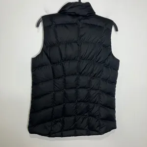 Eddie Bauer essential classic down puffer vest black women's size medium‎ thumbnail 6