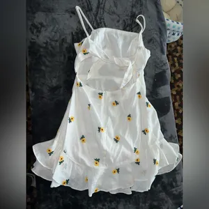 Princess Polly Chamberlain Sunflower Dress Size 4 thumbnail 6