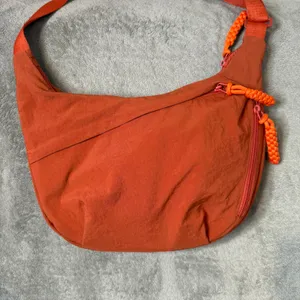 Nylon Crescent‎ Crossbody Bag Orange Utility Paracord Zipper Travel Hiking thumbnail 3
