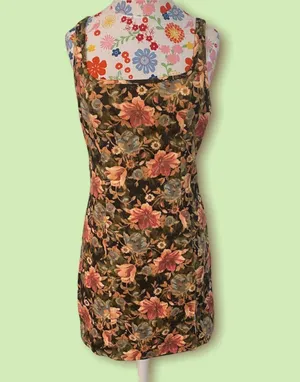 Cider Floral Forever Corduroy Slit Dress thumbnail 1