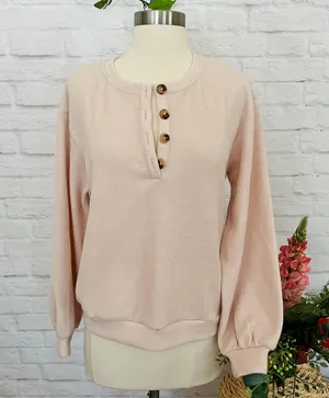 Boutique Beige Knit Pullover thumbnail 1